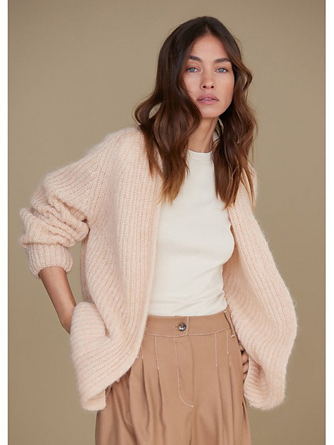 # 07 Raglan-Jacke im Patentmuster