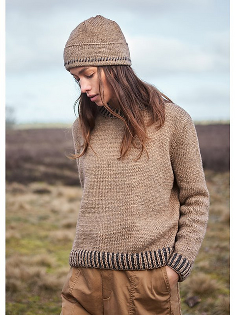 # 26 Pullover mit Briochemuster