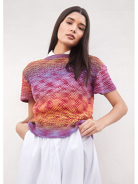 # 18 Kurzarm-Pullover Gomitolo Baleno