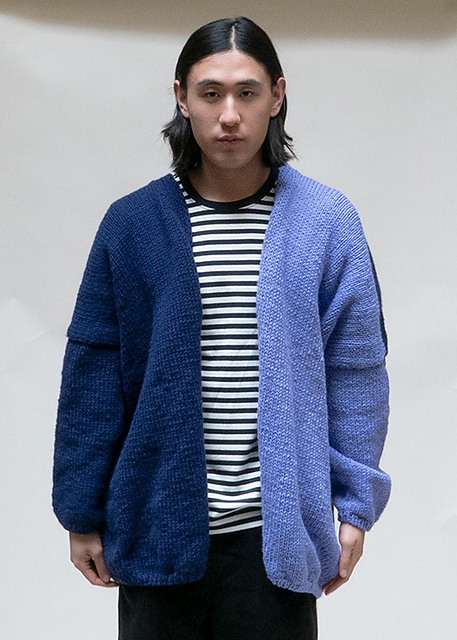 # 17 a+b Strickjacke Big O