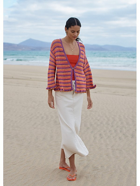 # 33 Streifencardigan