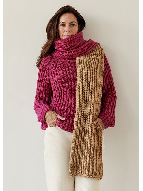 # 23 Schal Ecopuno Chunky