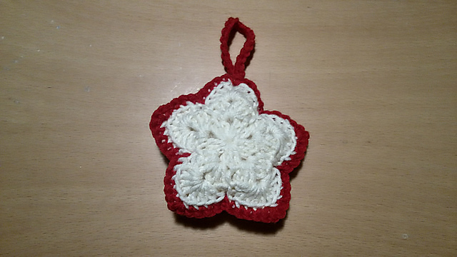 Christmas star ornament