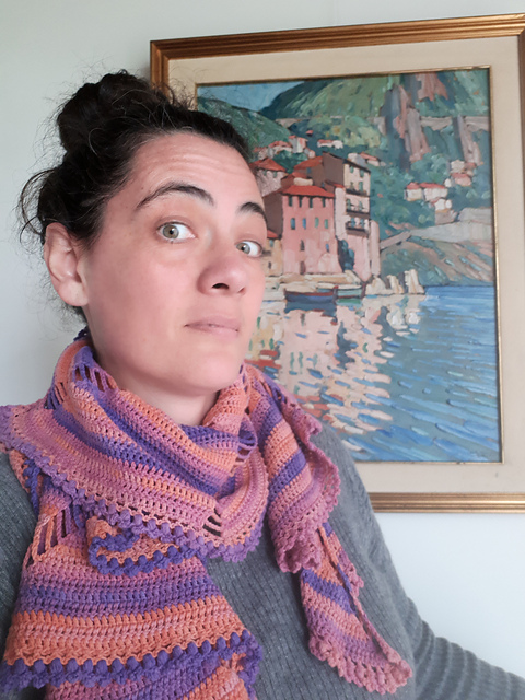 Spirali shawl