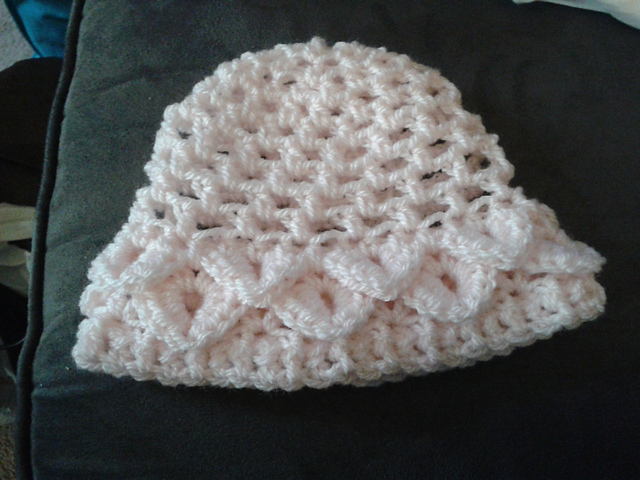 Little Petals Baby Crocodile Stitch Hat
