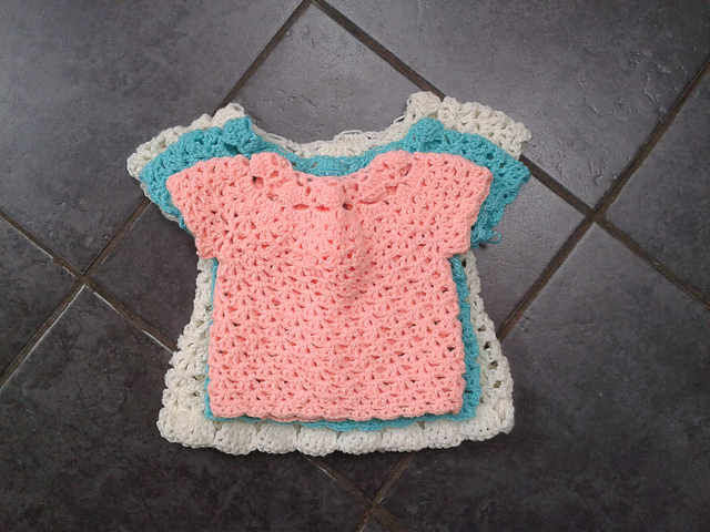 Little Moll's Dress & Cardigan Set