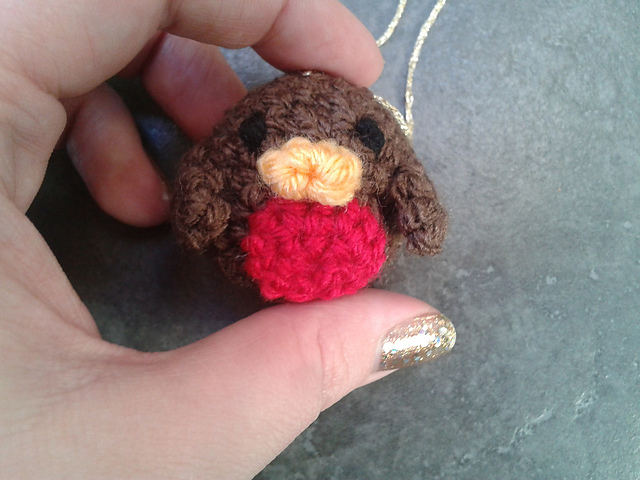 Little Robin Christmas Tree Decoration