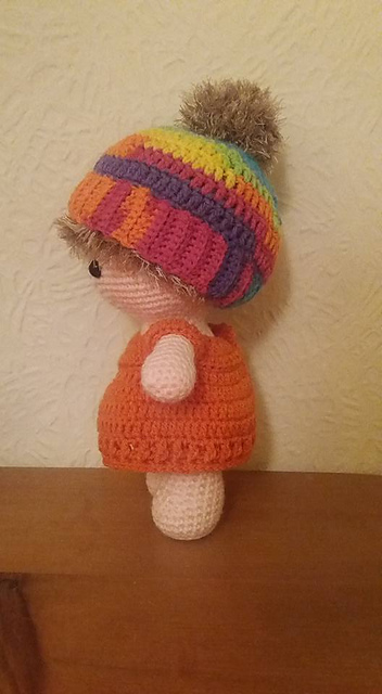 Weebee Doll - Messy Bun Hat