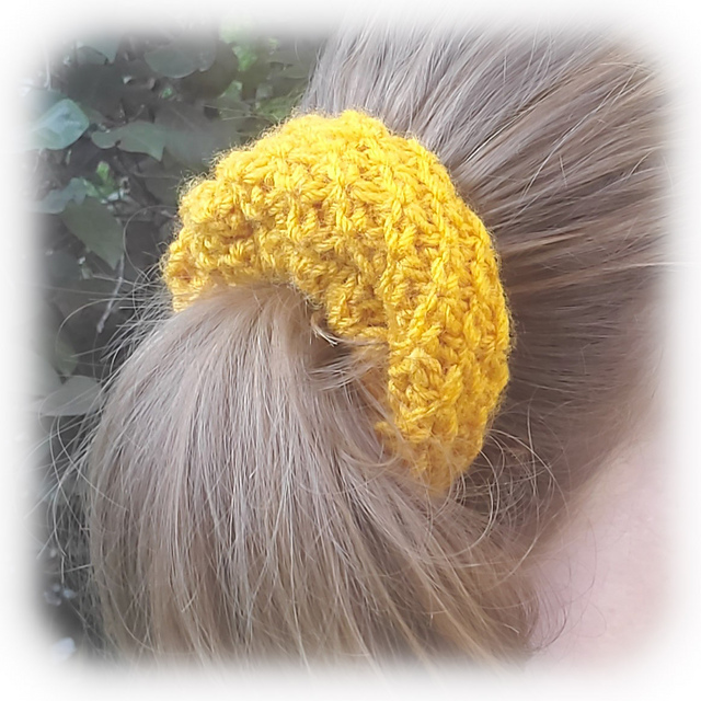 Star Stitch Hair Tie Scrunchie