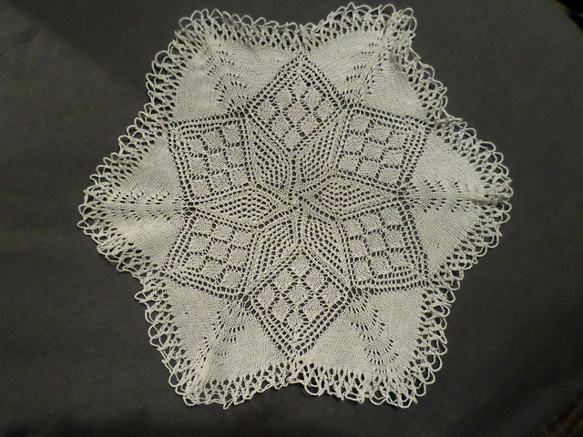 Knitted Lace Doily