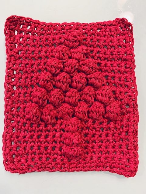 Christmas Tree Dishcloth
