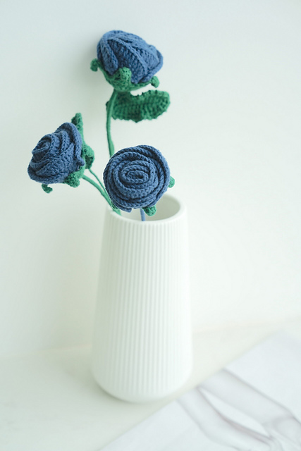 Crochet Climbing Rose Flower