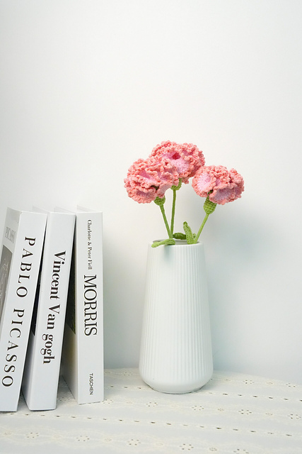 Crochet Carnation Flower