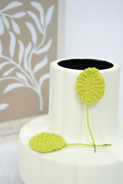 Crochet Rose Small Leaf
