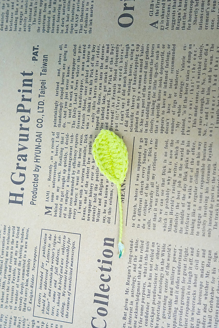 Crochet Multi-flowered Leaf