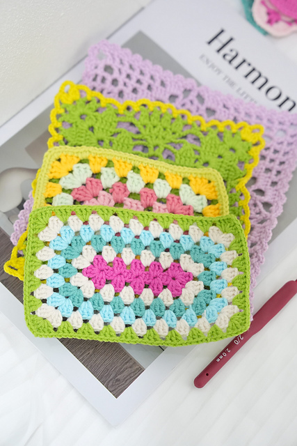 Crochet Rectangle Granny Square