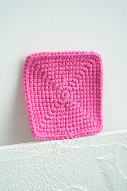 Crochet Single Color Granny Square