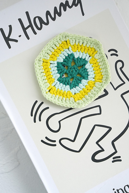 Crochet Hexagon Granny Square (Style II)