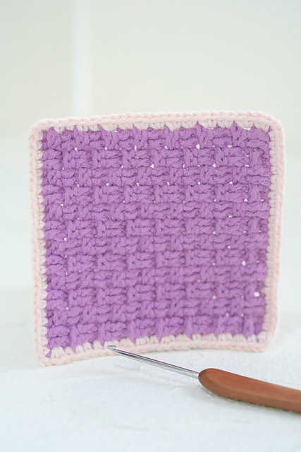 Crochet Texture Granny Square (Style Ⅱ)