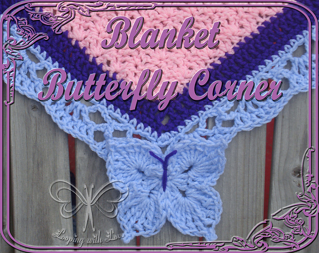 Butterfly Corner for a Blanket Border