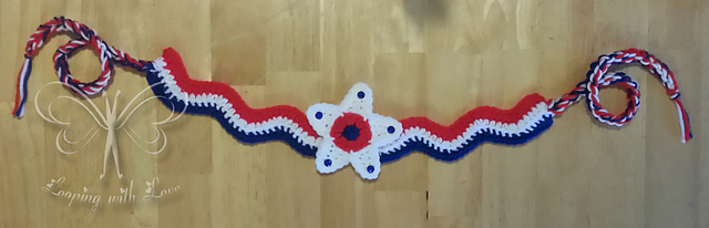 Patriotic Wavy Wrap - Beginner's Edition