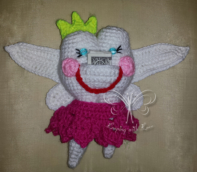 Forget Me Not Tooth Fairy Pillow