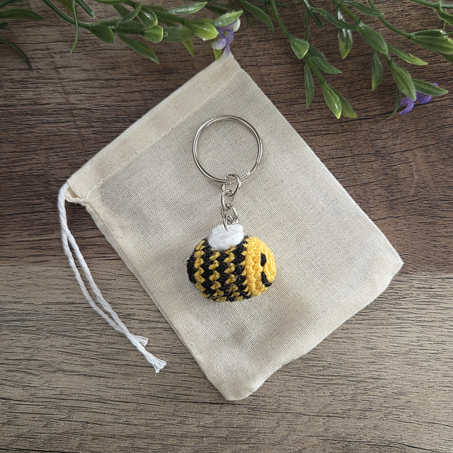 Mini Bee Keychain