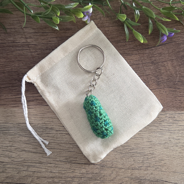 Mini Pickle Keychain