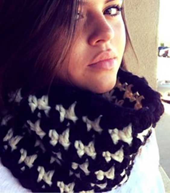 Fashion Hound (Cowl and Mitt Set)