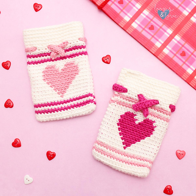 Heart Drawstring Bag