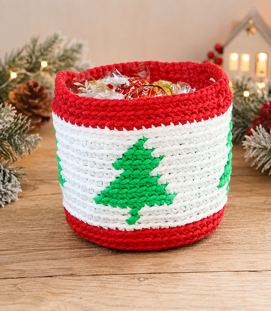Christmas Tree Basket