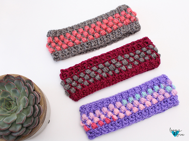 Puff Stitch Ear Warmer