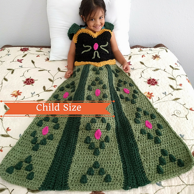Anna Coronation Princess Dress Blanket