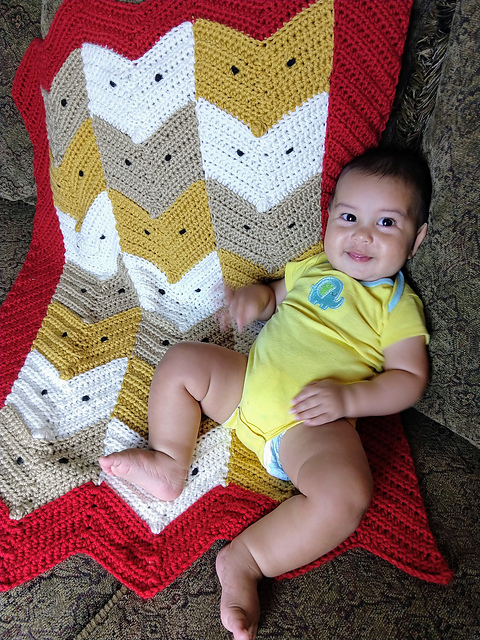 Fox Tribe Baby Blanket