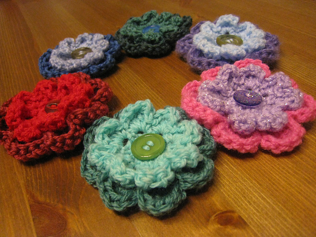 Flower brooch