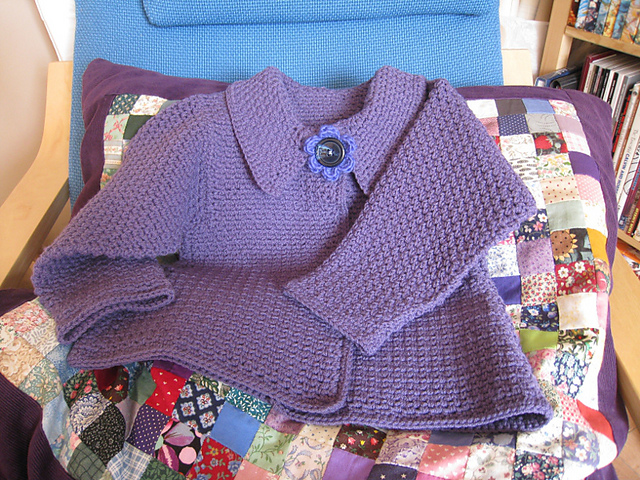 Wool swing jacket
