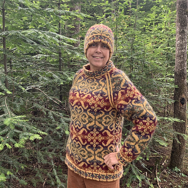 Ravelry: Floral Tapestry Sweater pattern by the_loopy_knitter