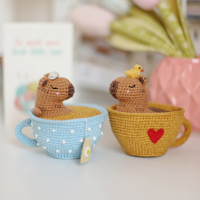 Capybaras Cocoa and Tea