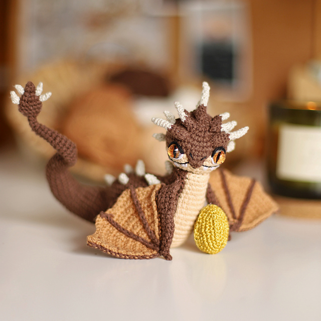 Ravelry: Dragon Hungarian Horntail pattern by Angelina Taranina