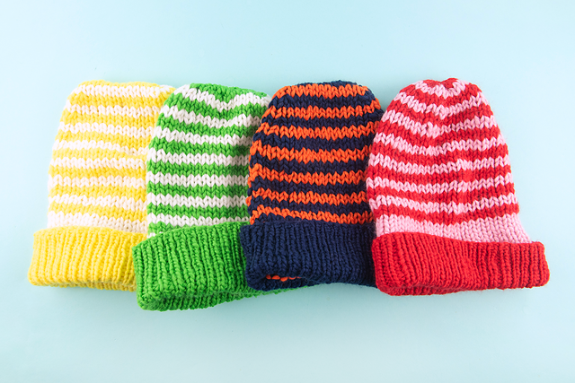Striped Beanie