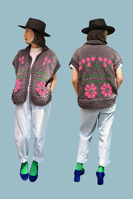 Flower Jacket in Big Cotton