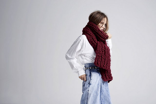 Fisherman Rib Scarf