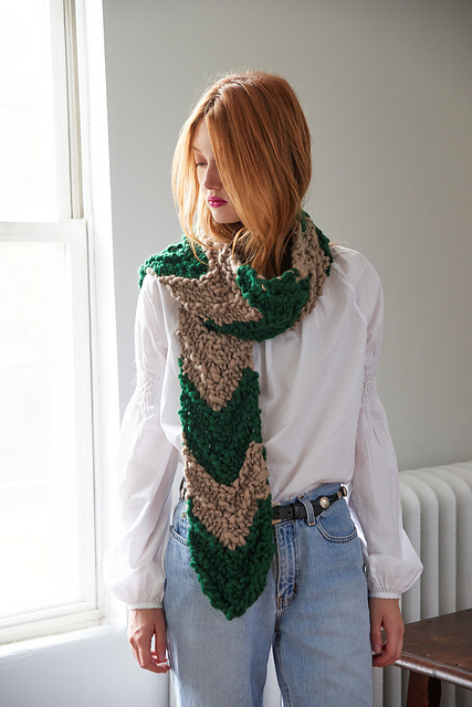 One Way or Another Chevron Scarf