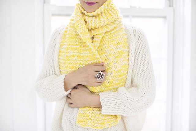 Mixed Garter Stitch Scarf