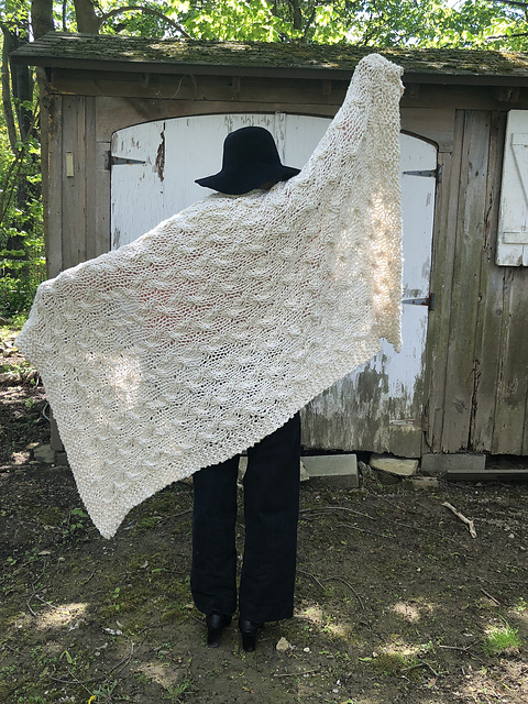 My First Cable Blanket: Big Cotton
