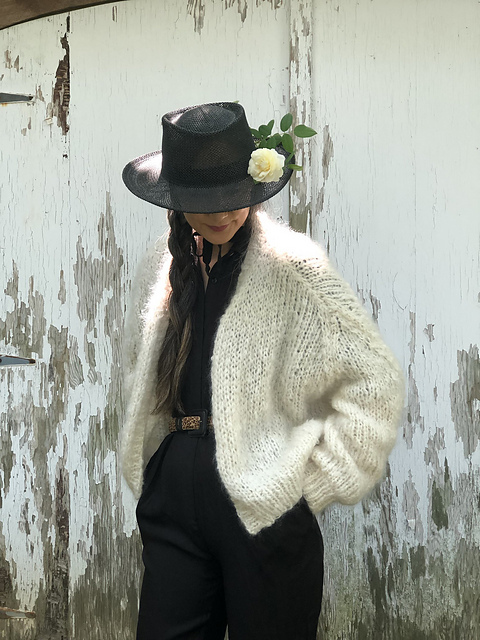 Rhinebeck Cardigan in Mohair So Soft