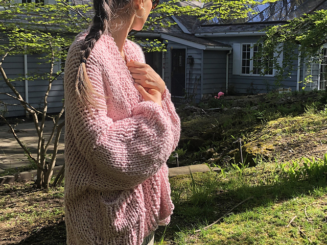 Recluse Cardigan in Big Cotton