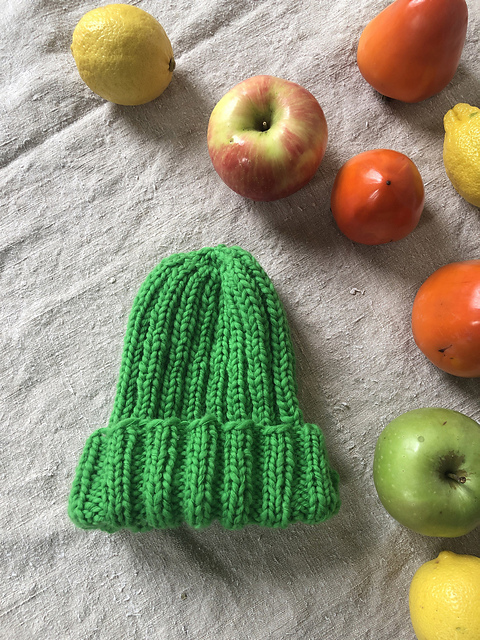Worsted Ribbed Beanie