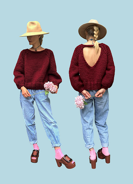 Sweetheart &  Cropped Sweater