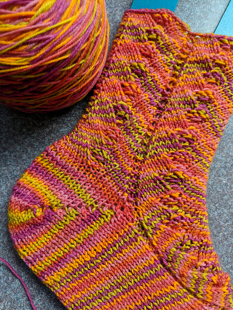 Herringbone Lace Socks